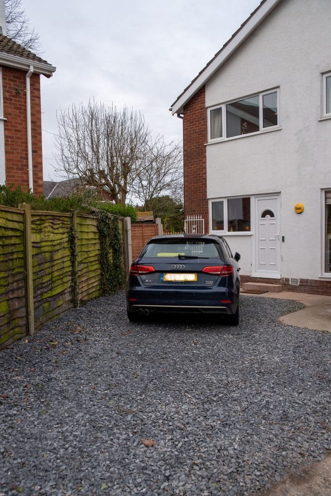Driveway parking at Highcross Corner