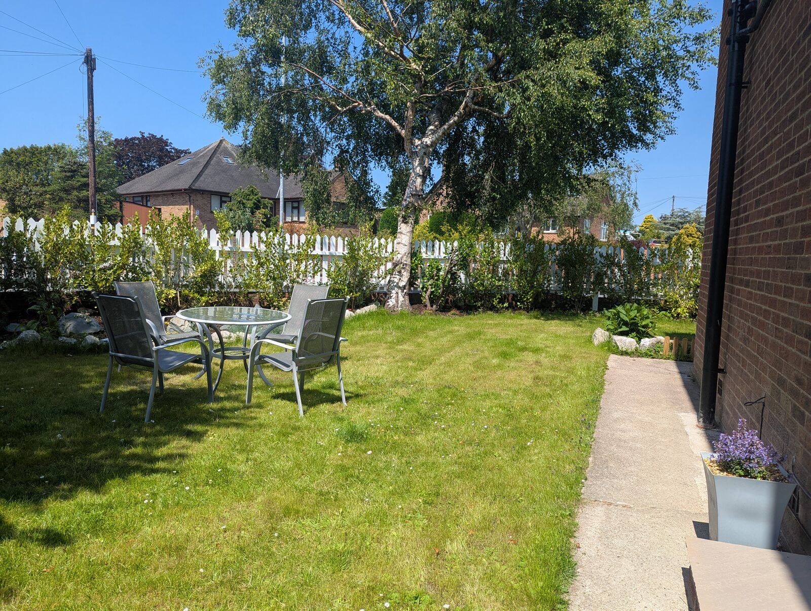 Garden table and chairs