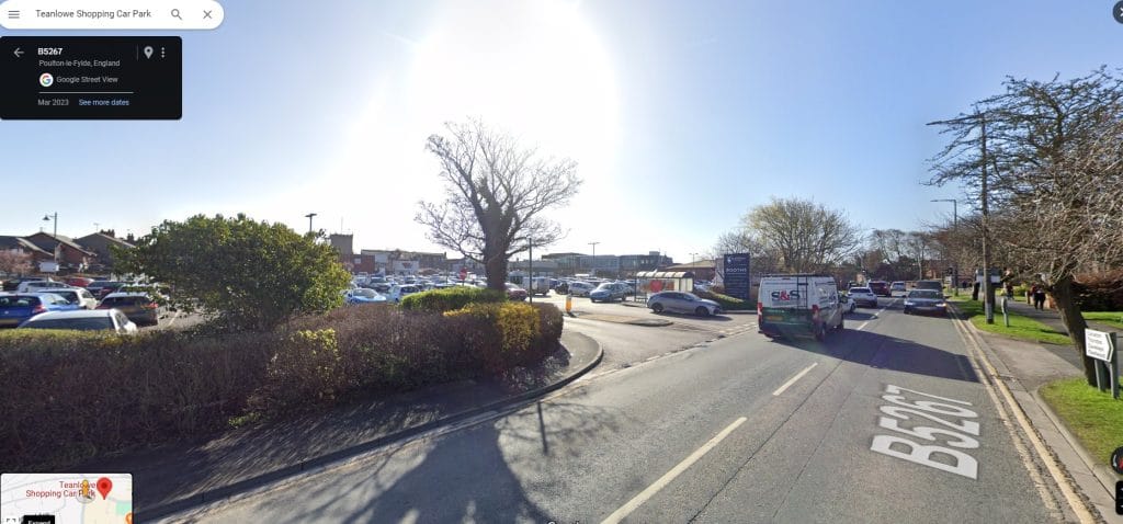 Teanlowe Centre car park, Poulton-le-Fylde