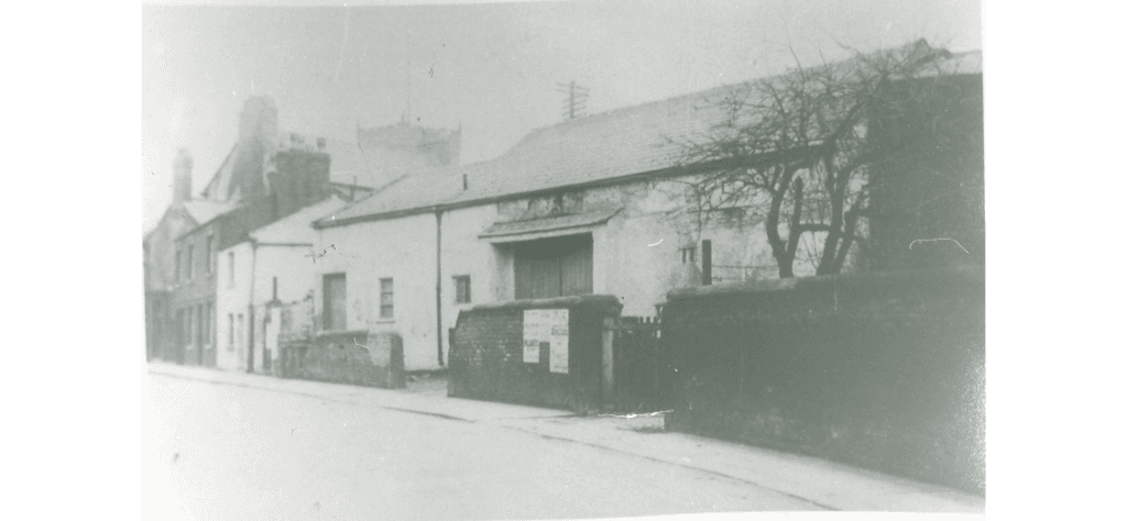 The Tithebarn in the 1960s, shortly before demolition